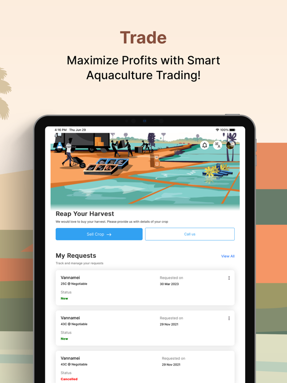 AquaBrahma iPad screenshot 5 - Business app