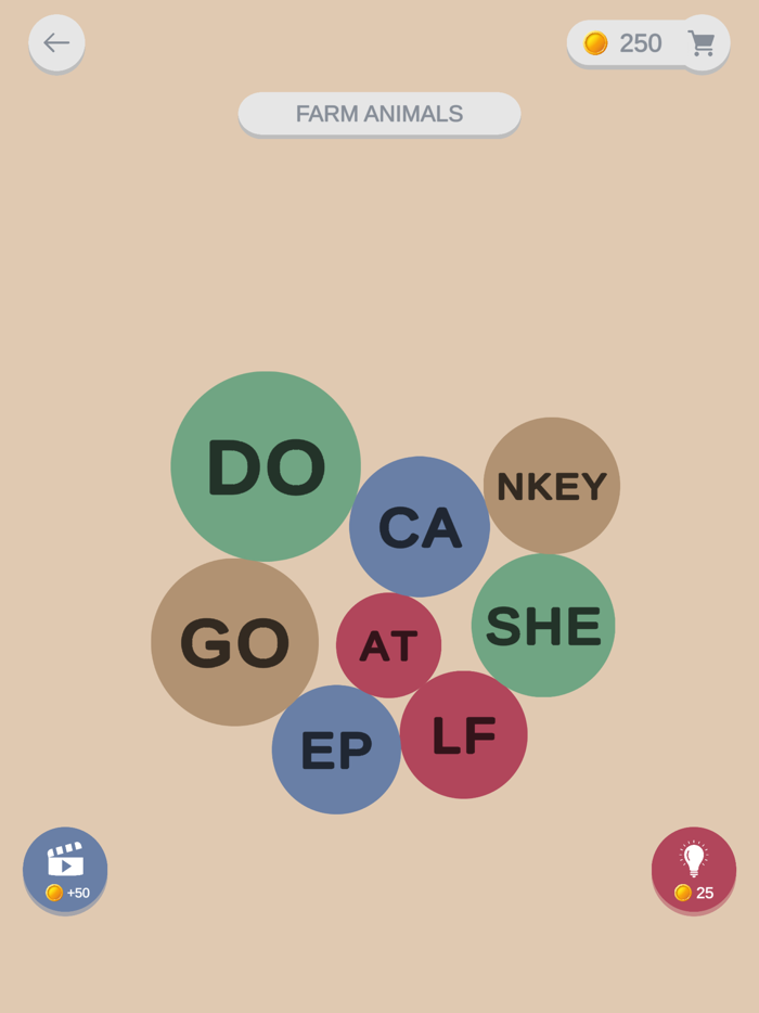 Syllable Word Puzzle Game