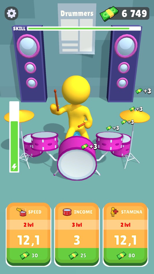 #5. Idle Drummers (iOS) 由: Dmytro Demchuk