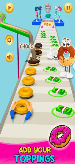 Game screenshot Donut Stack Maker: Donut Games hack