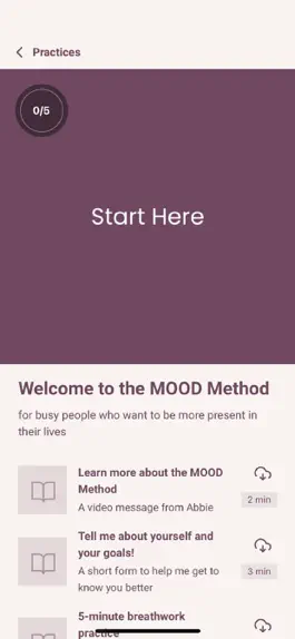 Game screenshot MOOD Method hack
