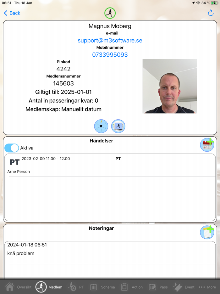 M3softwareFit - Retention