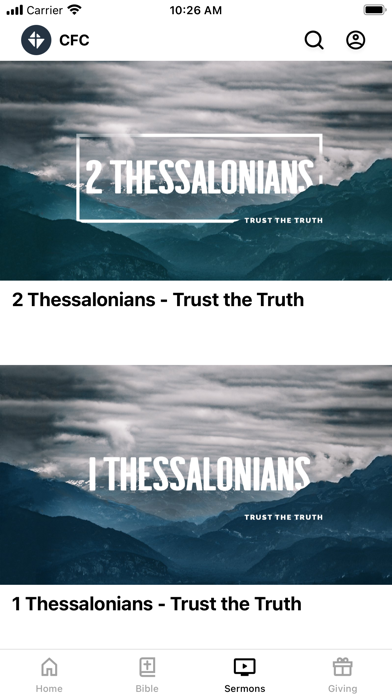 Cross Family Church Screenshot