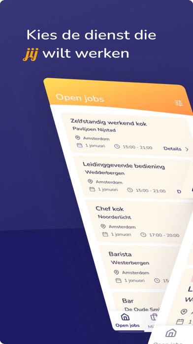 Horeca Toppers: freelance-werk Screenshot