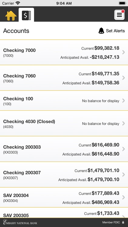 Embassy BUSINESS Banking screenshot-3