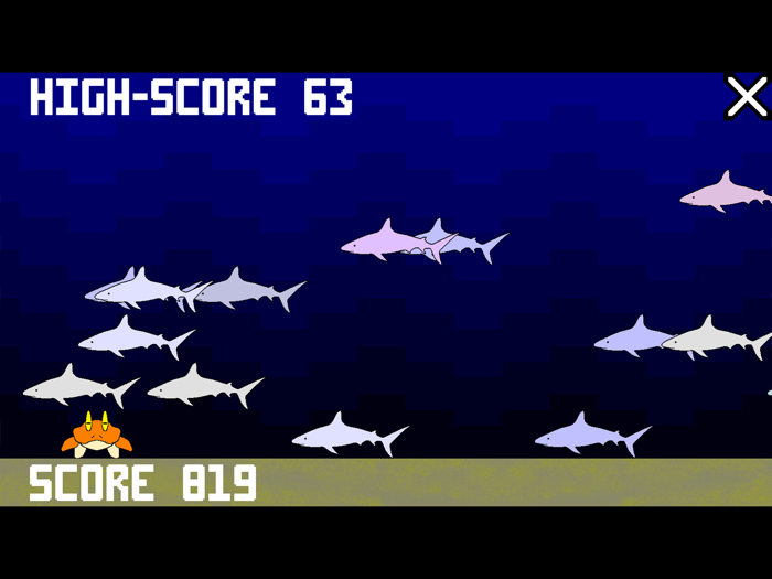 Crab-Man Shark-Attack