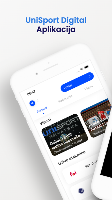 UniSport Digital Screenshot