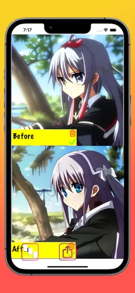 Game screenshot Photo before and after hack