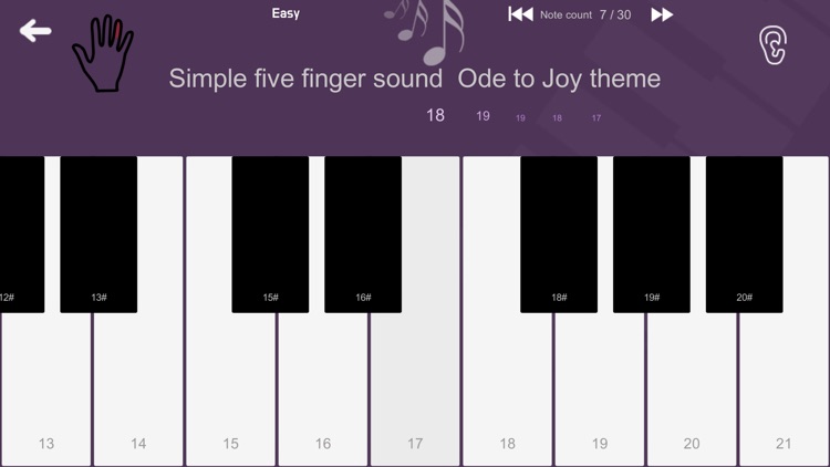 Easy Piano learning