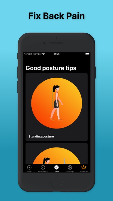 Posture Reminder - Back Pain Screenshot
