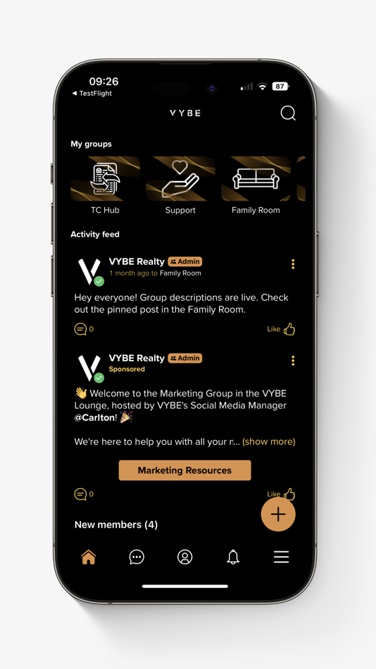 #4. VYBE Lounge (iOS) 由: VYBE Realty, LLC