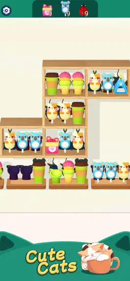 Game screenshot Triple Cat Sort - Goods Sort apk