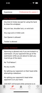 ADCC Rules screenshot #3 for iPhone