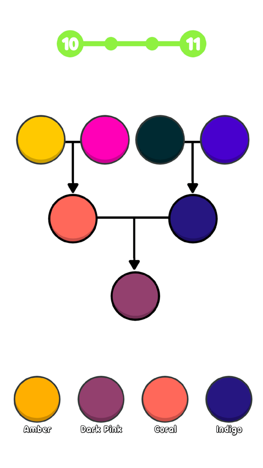#5. Color Mixing Puzzle (iOS) 来自: Indigo Bunting