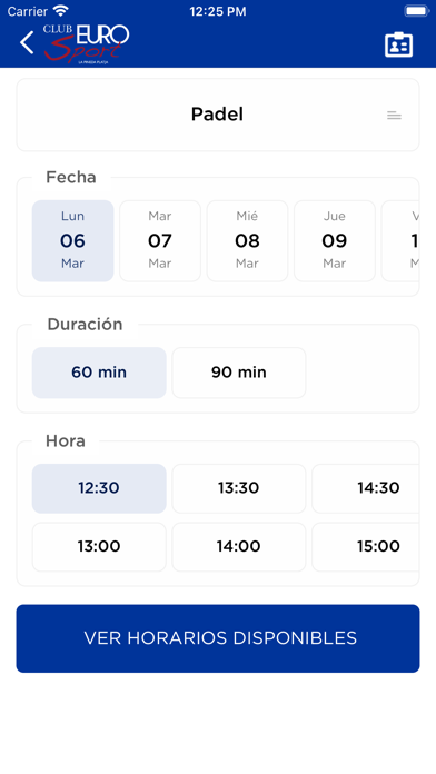 Euro Sport Club Screenshot