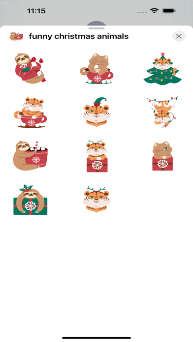 Screenshot #2 pour funny christmas animals