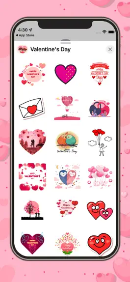 Game screenshot Cute Valentine's Day Stickers! apk