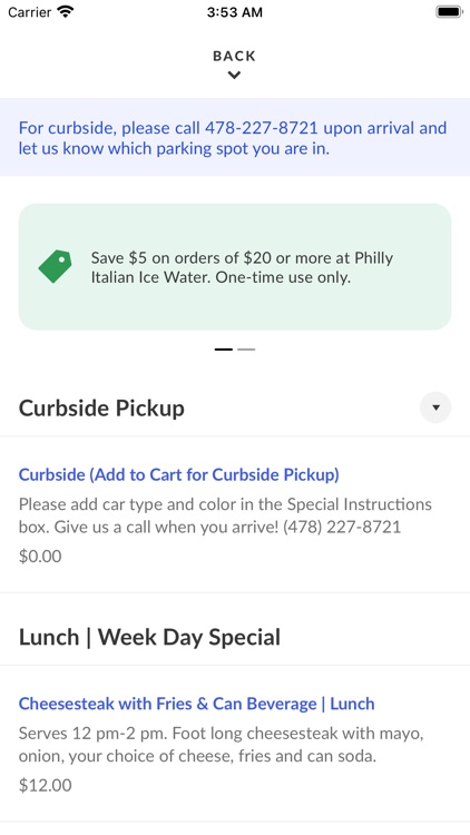 Philly Italian Ice Water