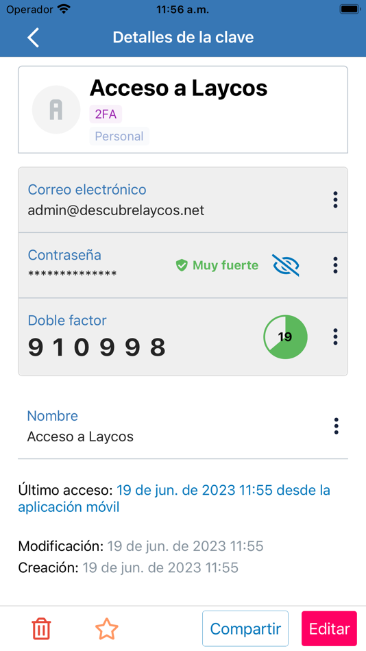 #6. Laycos Pass (iOS) By: Laycos Network SLU