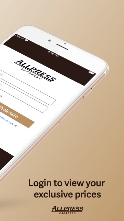 Allpress B2B Order Hub
