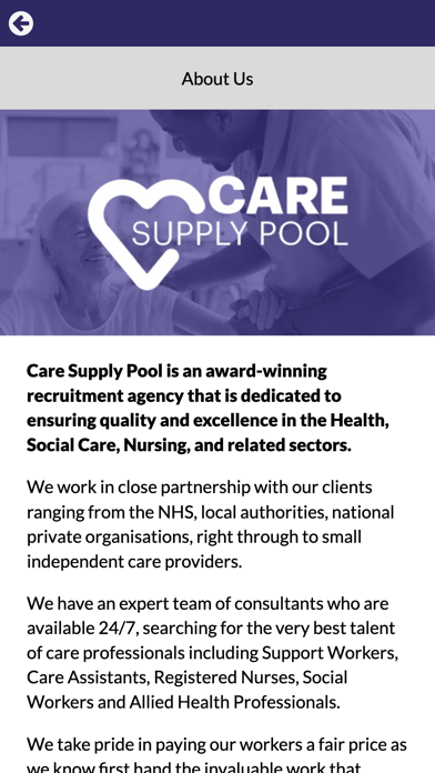 Care Supply Pool Limited Screenshot