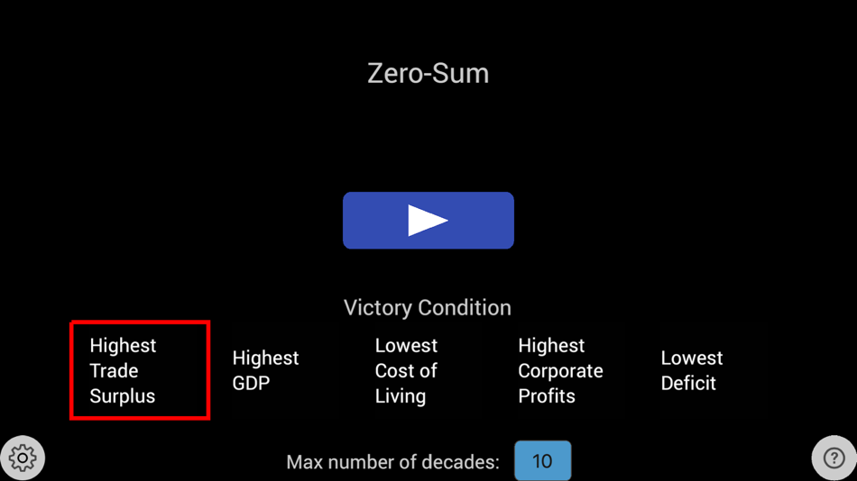 #1. Zero-Sum (iOS) 由: IdeateGames