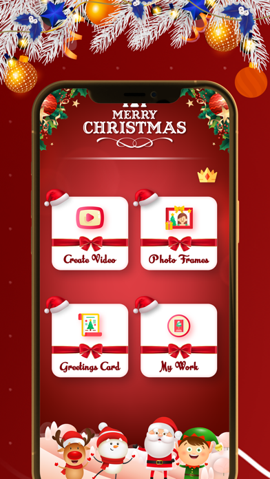 Christmas Photo Frame + Wishes Screenshot
