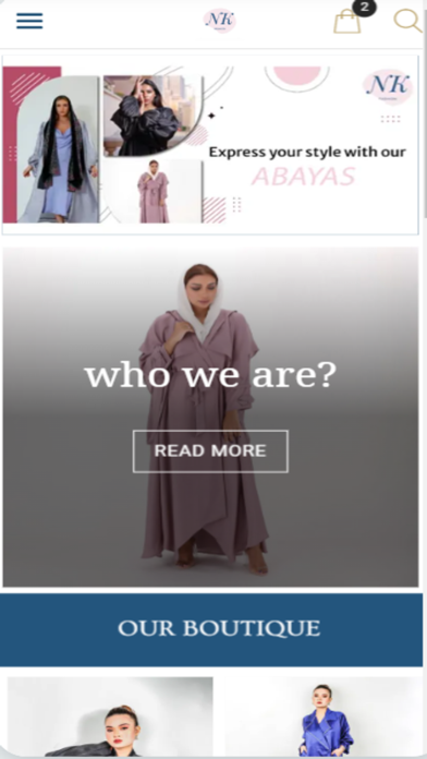 NK Fashion QA Screenshot
