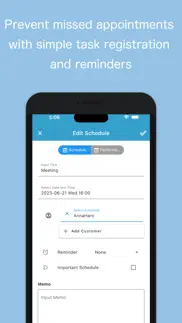 schedule & task management iphone screenshot 2