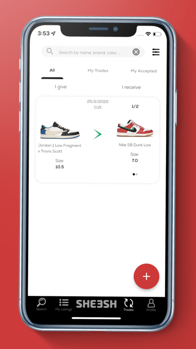 Sheesh App Screenshot