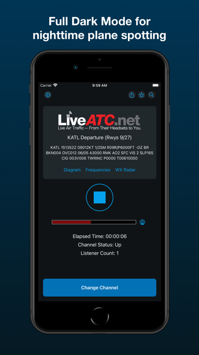 LiveATC Air Radio Screenshot