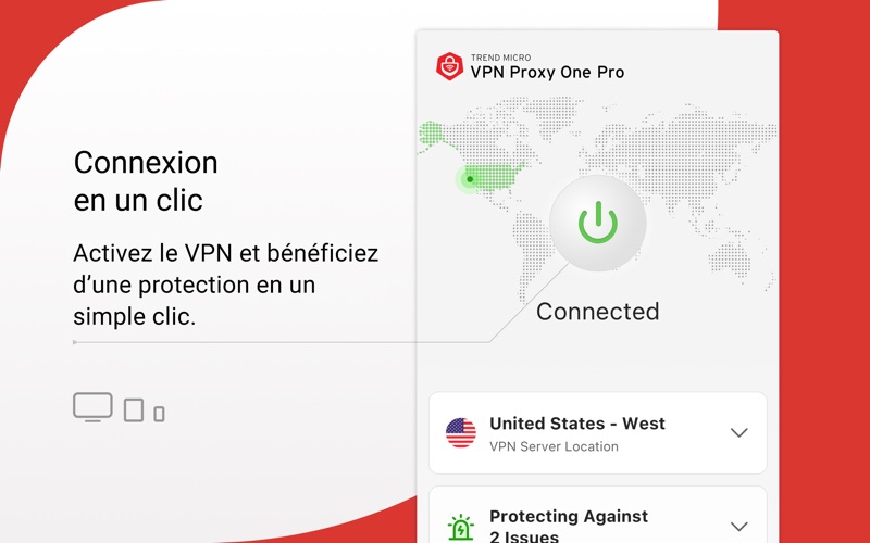 Screenshot #2 pour VPN Proxy One Pro-Safe Hotspot