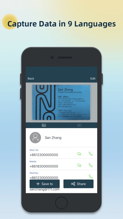 samcard- business card scanner