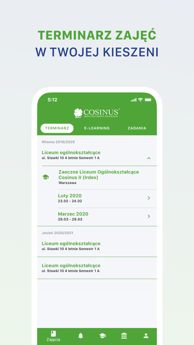 Szkoły COSINUS Screenshot