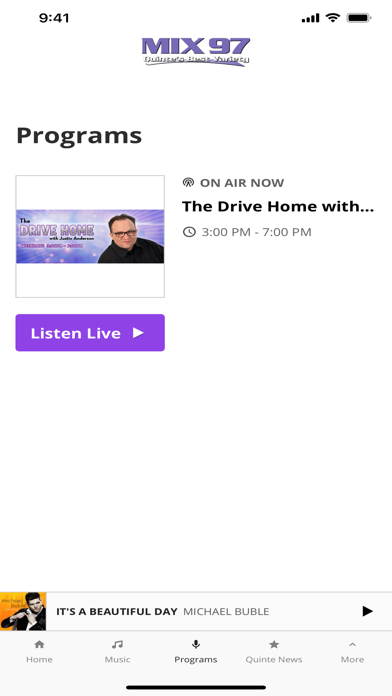 Mix 97 Radio Screenshot