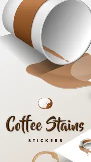 coffee stickers cup stains iphone screenshot 1