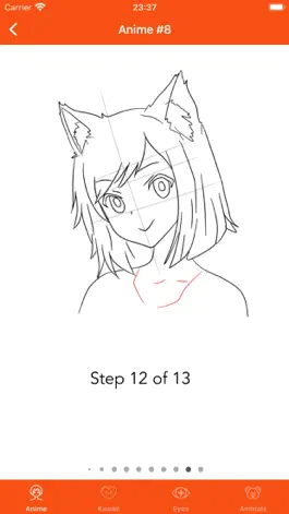 Game screenshot How To Draw Anime ⋆ apk