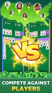 solitaire clash: win real cash iphone screenshot 4