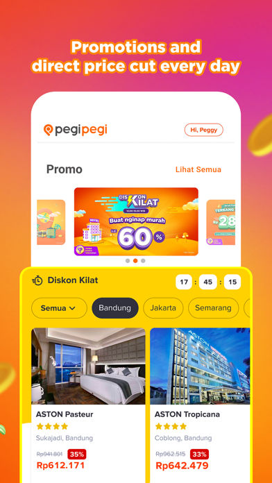 Pegipegi - Pesawat, Hotel, Bus Screenshot