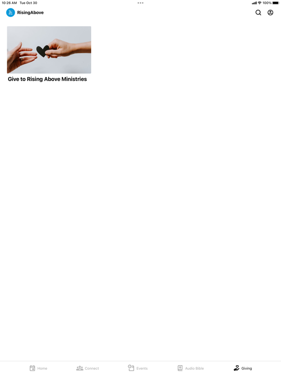 Rising Above Ministries iPad screenshot 4 - Education app