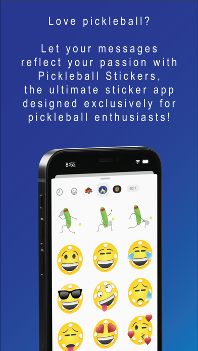 Screenshot #1 pour Pickleball Stickers