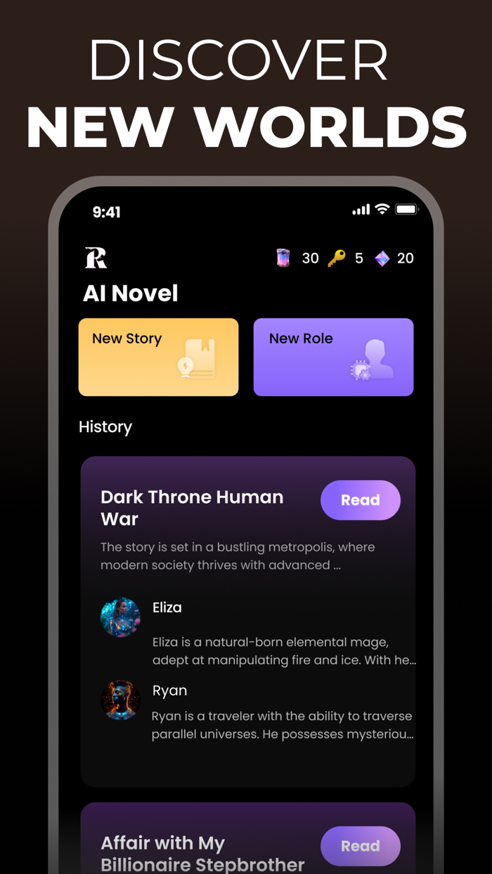 Fantasy Chat and Text Stories