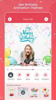 birthday name song video maker iphone screenshot 3