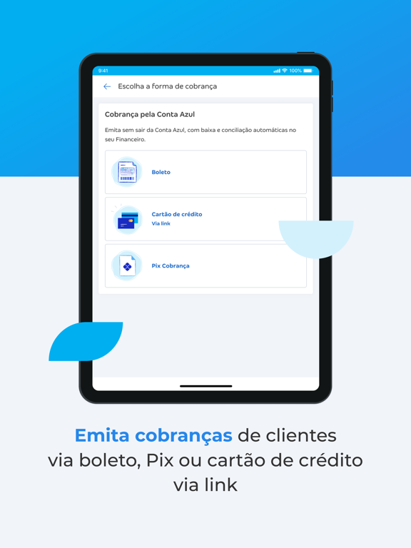 Conta Azul de Bolso iPad screenshot 6 - Business app