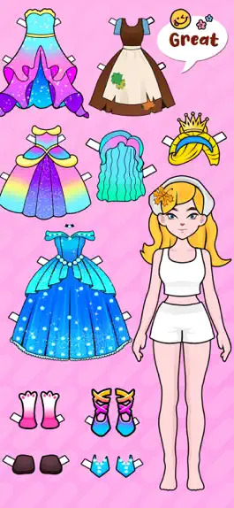 Game screenshot Paper Princess - Doll DIY Fun hack