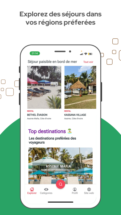 Voogo - Hôtels, Restaurants Screenshot