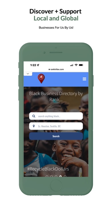 RankTribe Black Business Pages Screenshot