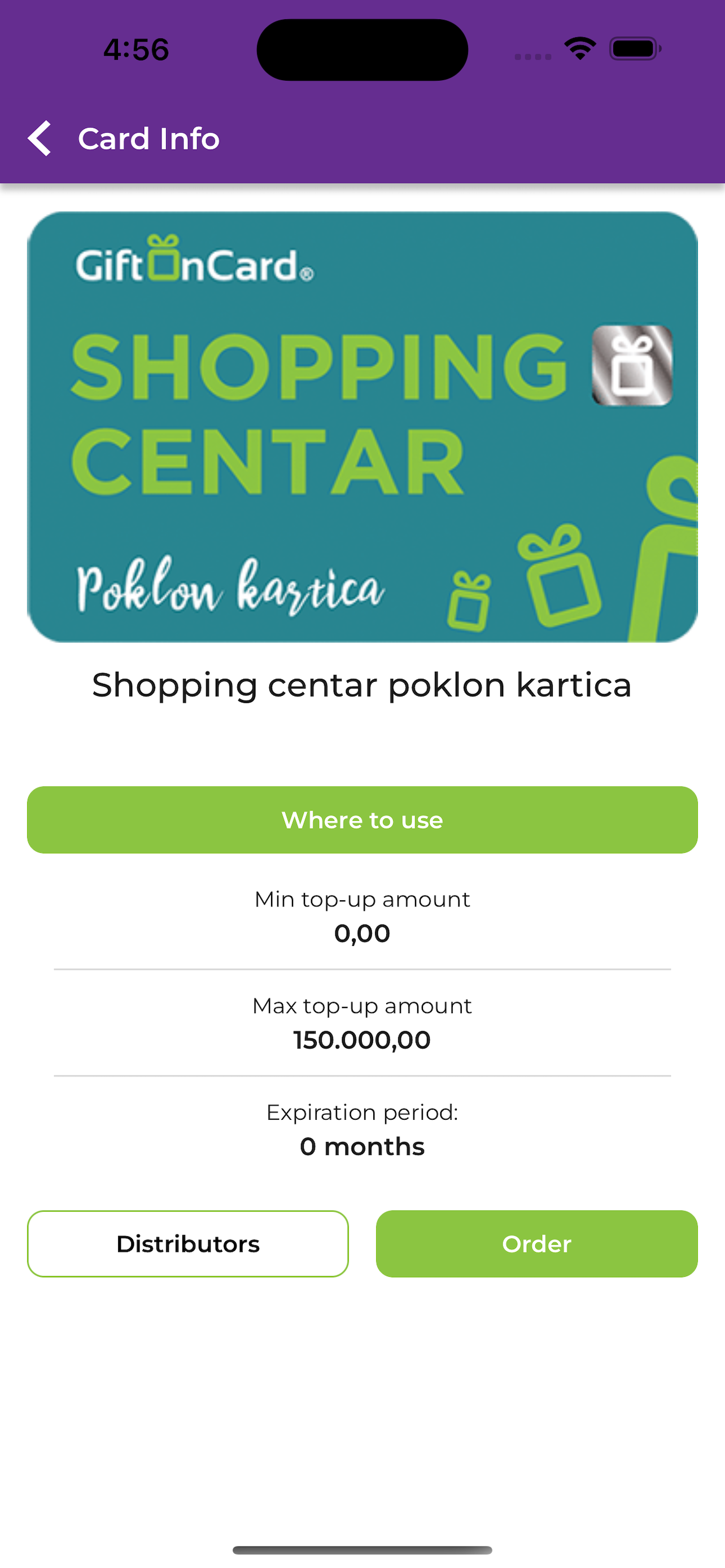 GiftOnCard