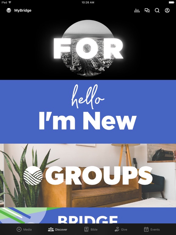 Bridge Church Fresno iPad screenshot 3 - Education app