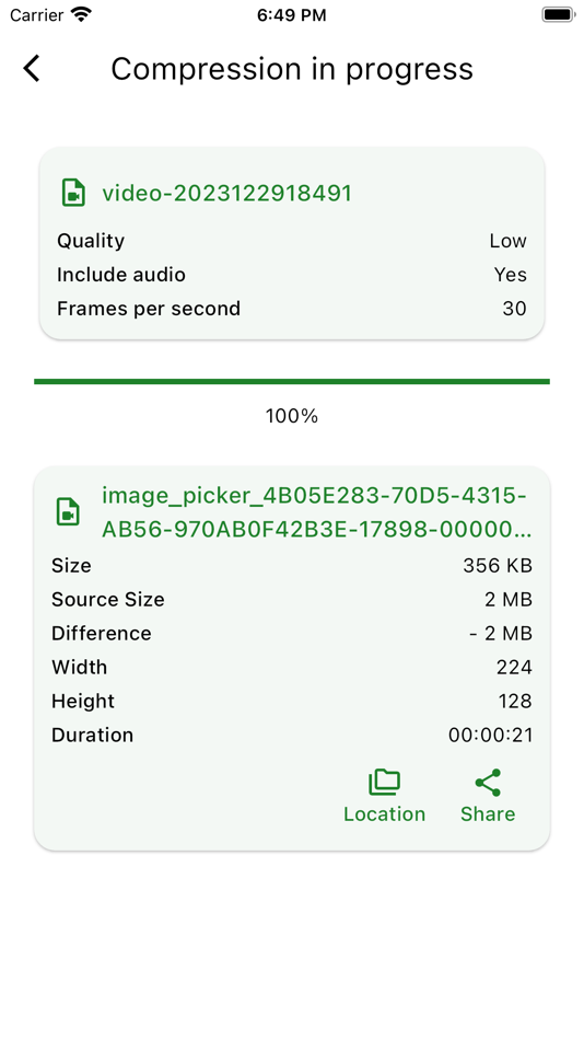 #2. Video Compressor App (iOS) 由: Pedro Carrazana